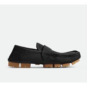 Bottega Veneta Men’s Leather Shore Loafer Shoes Black 9 US (42) 786809 NIB $990